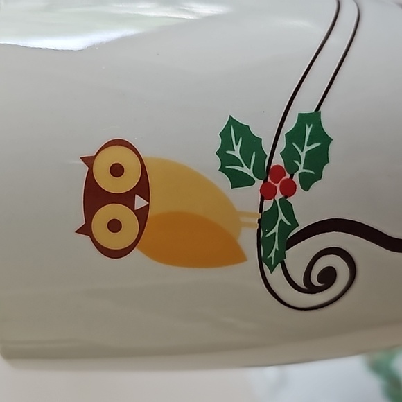 Rachael Ray "Holiday Hoot" Owl Mugs, S/3 - Picture 7 of 10